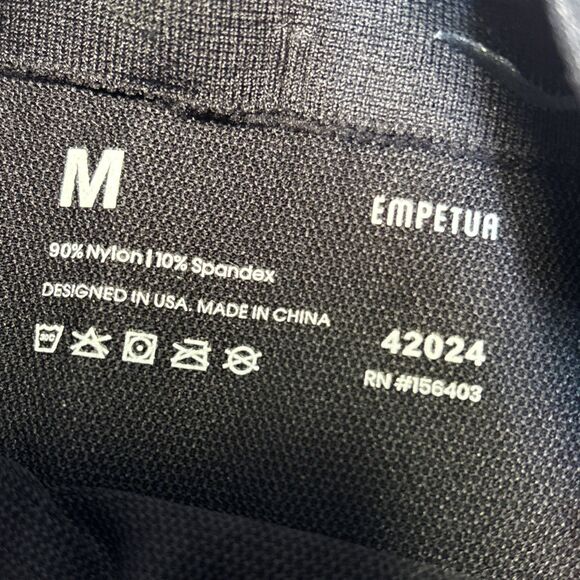 Empetua By Shapermint Daily Flaunt Mid Waist Shaping Capri Med Black Brand New - Picture 6 of 8